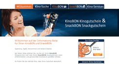Desktop Screenshot of kinobon.de